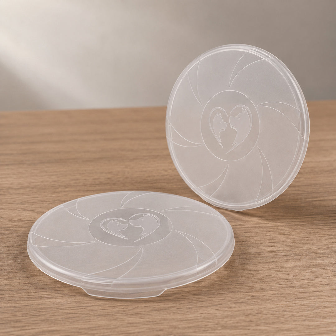 Transparent lid for Collapsible Silicone Pet Travel Bowl