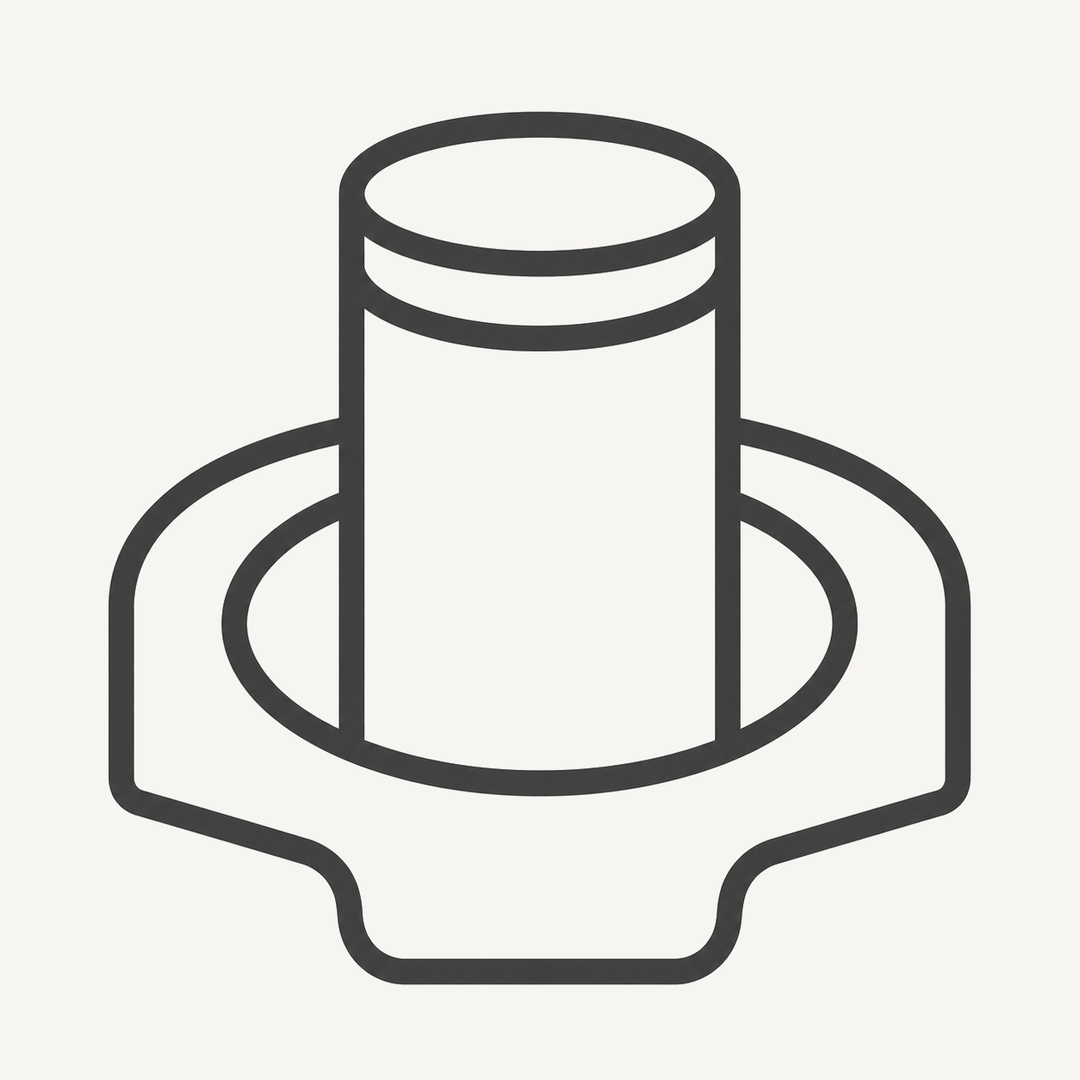 Fits most cup holders icon for compact portable vacuum