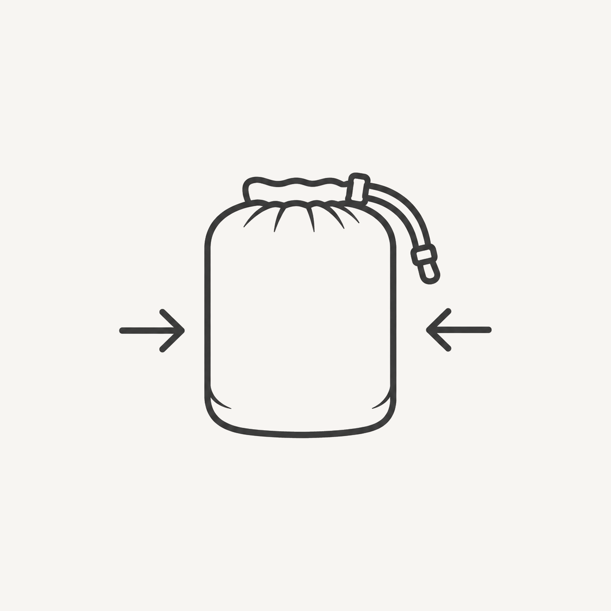 Lightweight and packable storage icon for inflatable camping pillow