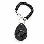 Dog training clicker with wrist coil
