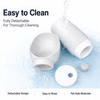 Portable dog water bottle with fully detachable design for easy cleaning