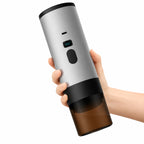 Portable Self-Heating Espresso Maker for Coffee Capsules and Ground Coffee