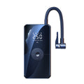 Portable wireless tire inflator pump with digital display for cars, motorcycles, bicycles, and SUVs