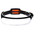 Rechargeable LED headlamp with wide-angle lighting for camping and hiking
