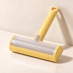 Mango Yellow Reusable Pet Hair Remover Brush