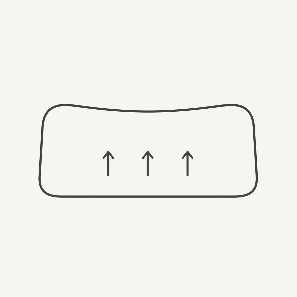 Self-inflating design icon for inflatable camping pillow