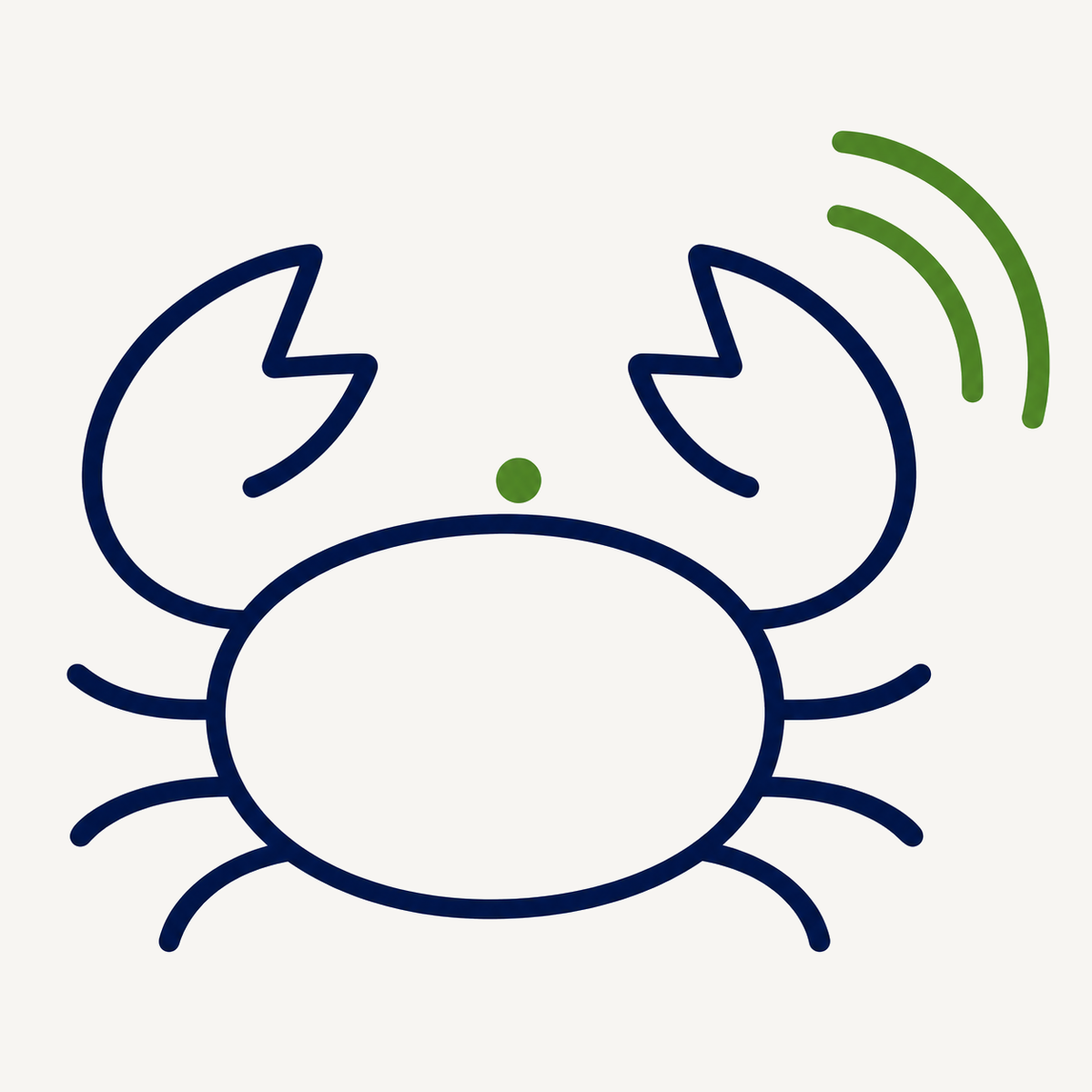 Built-in squeaker icon for Squeaky Ocean Animal Dog Toy